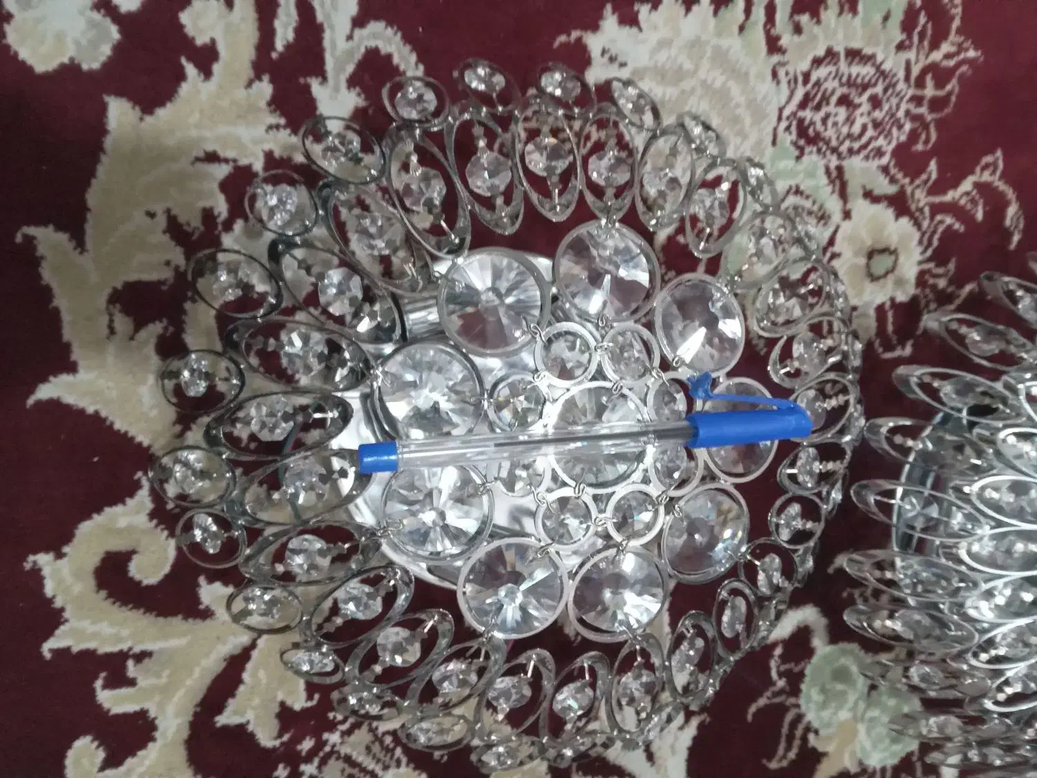 دو عدد لوستر سقفی|لوستر و چراغ آویز|گرگان, |دیوار