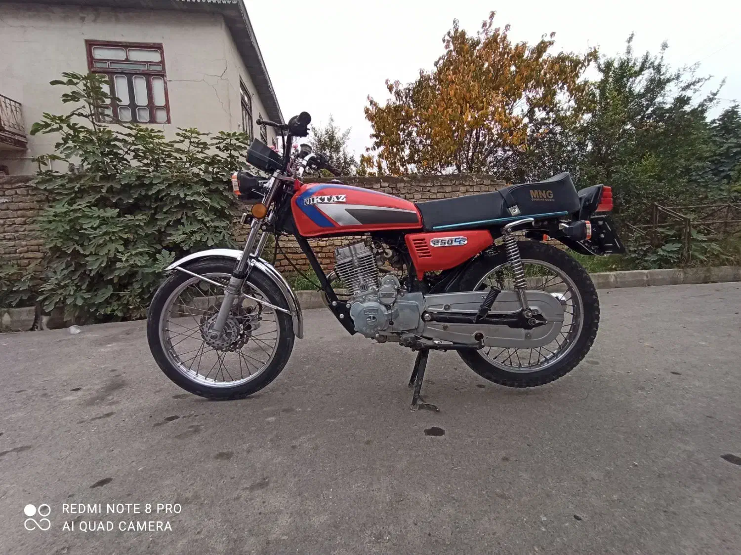 موتور سیکلت 200 مدارک کامل بیمه دارد مدل 95|موتورسیکلت|آق قلا, |دیوار