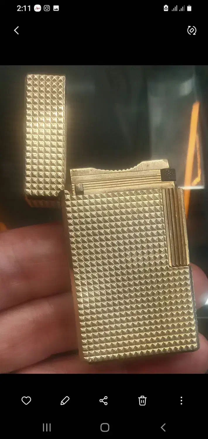 فندک سالم قدیمی ST Dupont فرانسه اصل|کلکسیون اشیاء عتیقه|تهران, دروس|دیوار