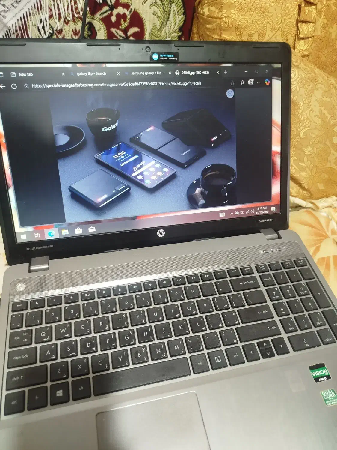 لپتاپ مارک اچ پی بدون خط و خش|رایانه همراه|ایذه, |دیوار