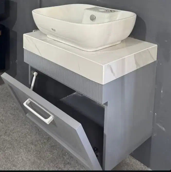 روشویی کابینتی سرامیکی طوسی۶۰×۴۰|مصالح و تجهیزات ساختمان|قزوین, |دیوار