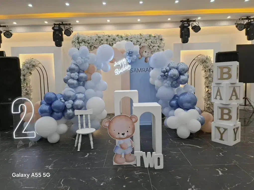 اجرای بادکنک آرایی دکور نامزدی و دیزاین یلدا|خدمات پذیرایی، مراسم|رشت, منظریه|دیوار