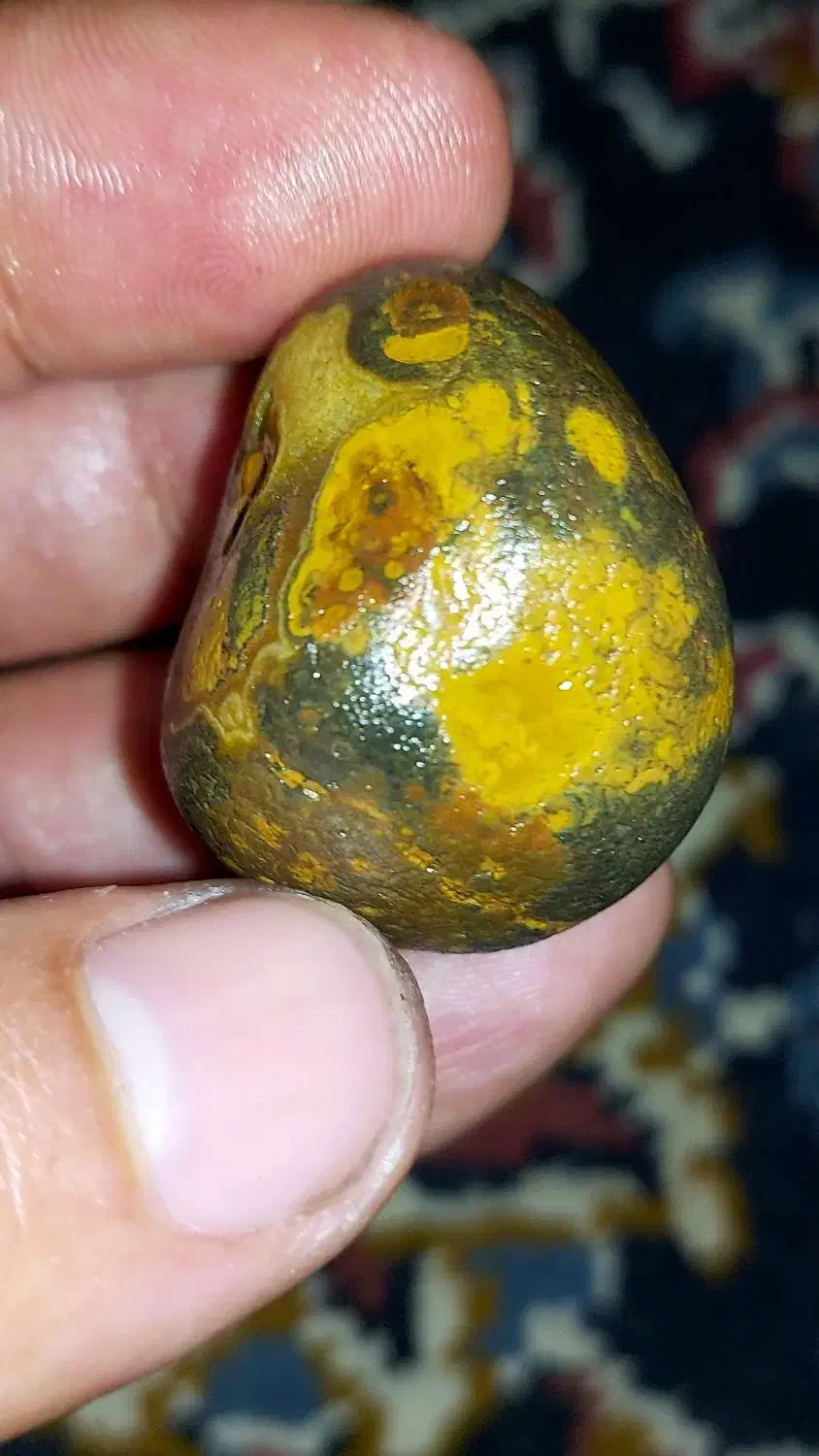 مهره سلطانی مشکی چشم زرد اتیشی ملاگط کهنه|جواهرات|اهواز, اسلام آباد غربی|دیوار