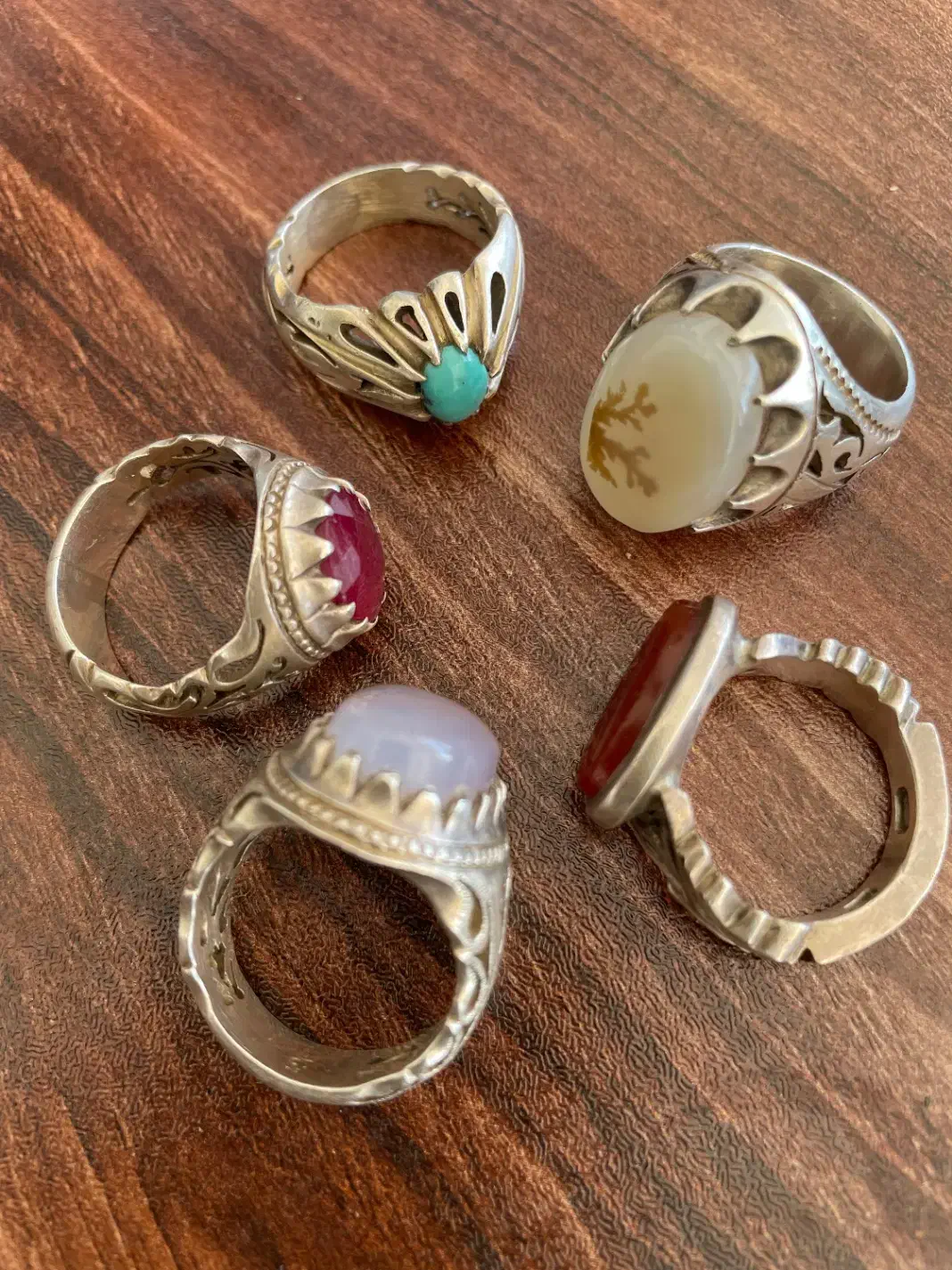 انگشترهای نقره دست ساز|جواهرات|قم, شاه سید علی|دیوار