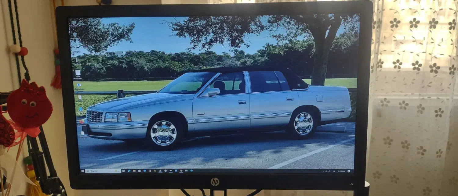 مانیتور اچ پی 22 اینچ با پایه آسانسوری|قطعات و لوازم جانبی رایانه|کرج, عظیمیه|دیوار