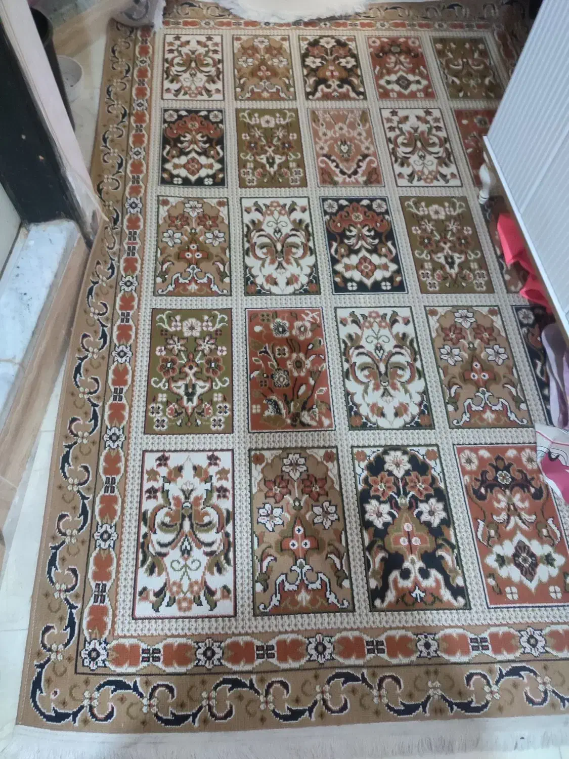 گلیم پادری شیروان|گلیم، جاجیم، گبه|شیروان (خراسان), |دیوار