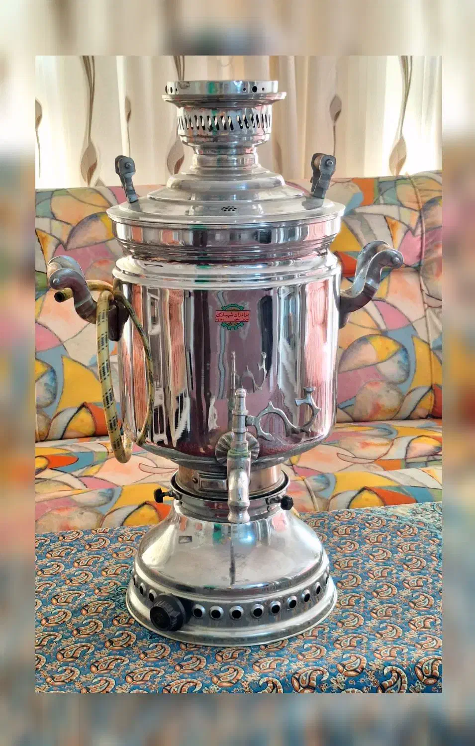 سماور بزرگ مجلسی در حد نو|سماور، چایساز، قهوهساز|زنجان, |دیوار