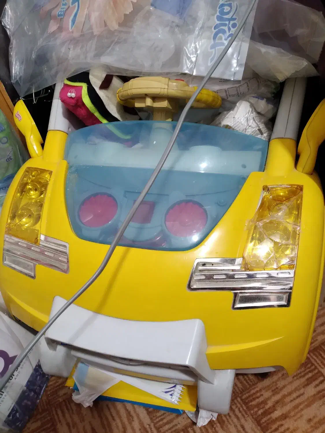 ماشین شارژی مدل ۲۰۶ بزرگ + پنکه کنترلدار|حراج|قم, شهدا|دیوار