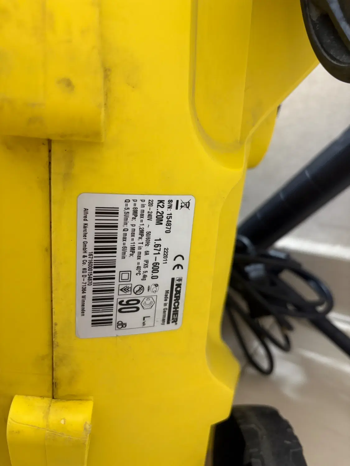 کارواش خانگی karcherمدلk2.20M اصل آلمانی|لوازم نظافت|تهران, بهارستان|دیوار
