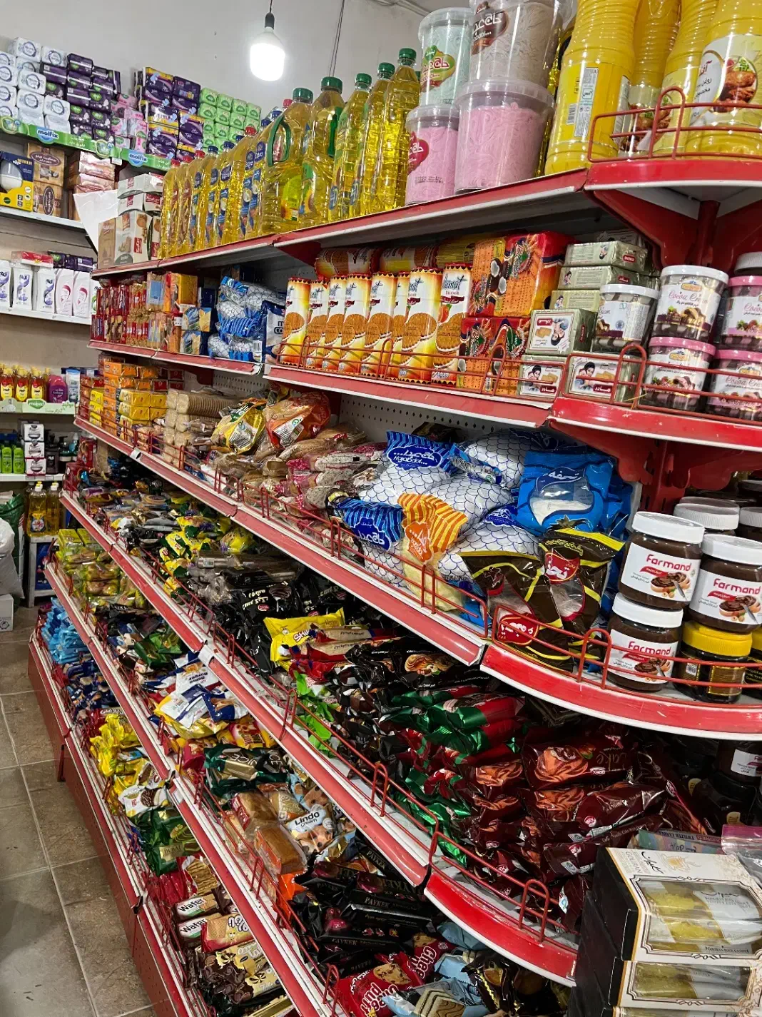 قفسه طبقاتی فروشگاه|فروشگاه و مغازه|وزینه, |دیوار