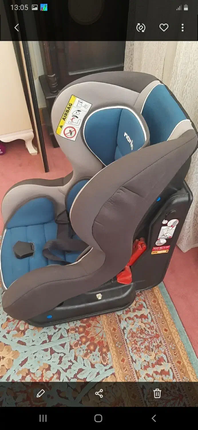 فروش صندلی ماشین برنر نانیا|تخت و صندلی بچه|هشتگرد, فاز ۱ مهستان|دیوار