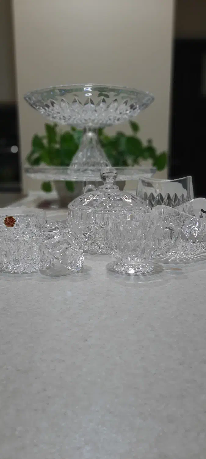 فروش سرویس کریستال جی سی سی ۱۲ نفره|ظروف سرو و پذیرایی|تهران, شهرک محلاتی|دیوار