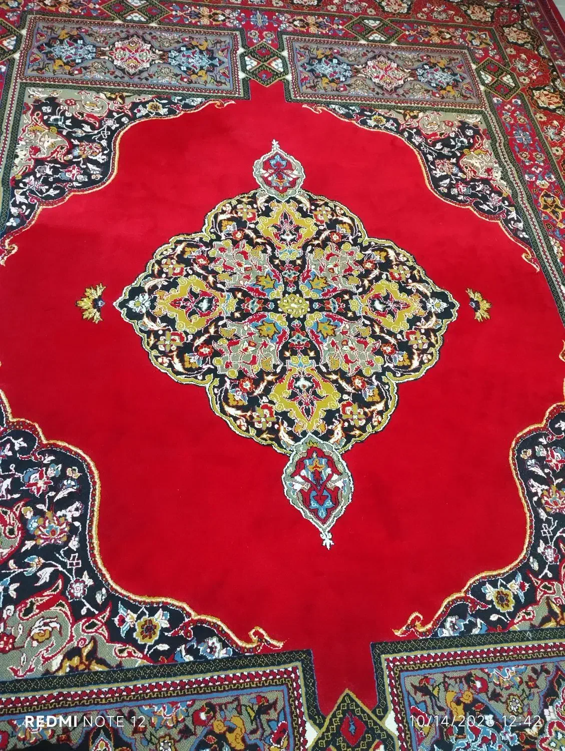 یک جفت فرش 12متری لاکی350شانه|فرش|گرگان, |دیوار