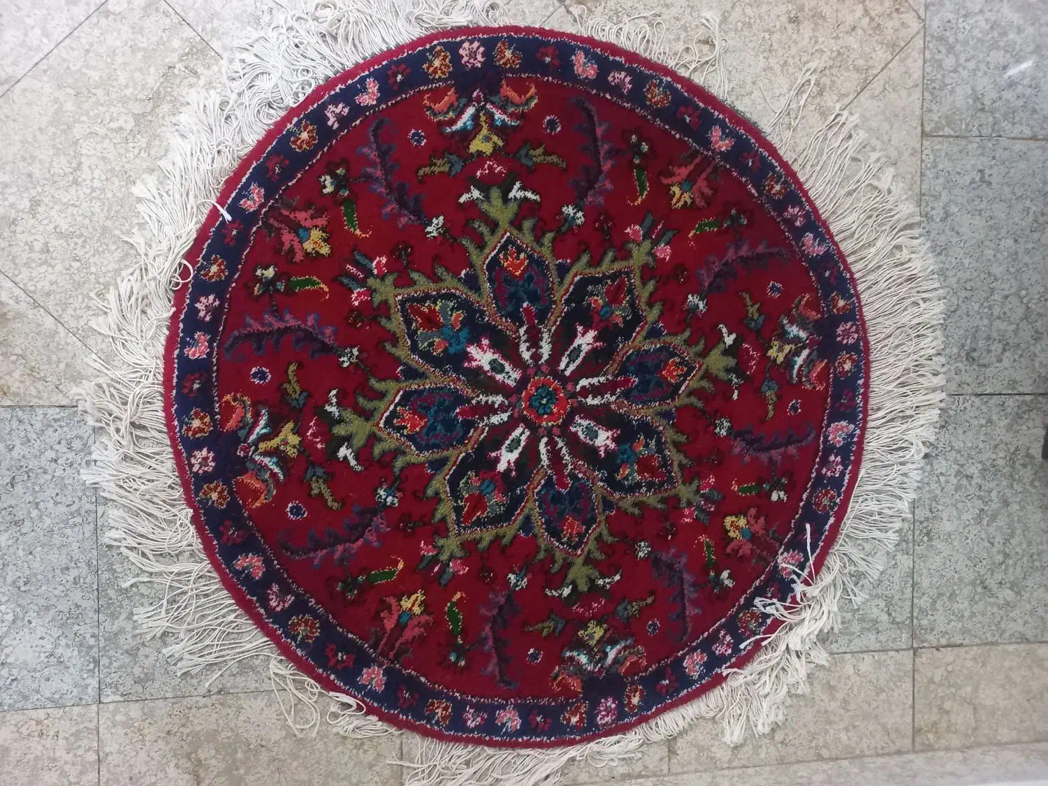 فرش دستبافت گرد ۱×۱|فرش|تهران, تهرانپارس غربی|دیوار