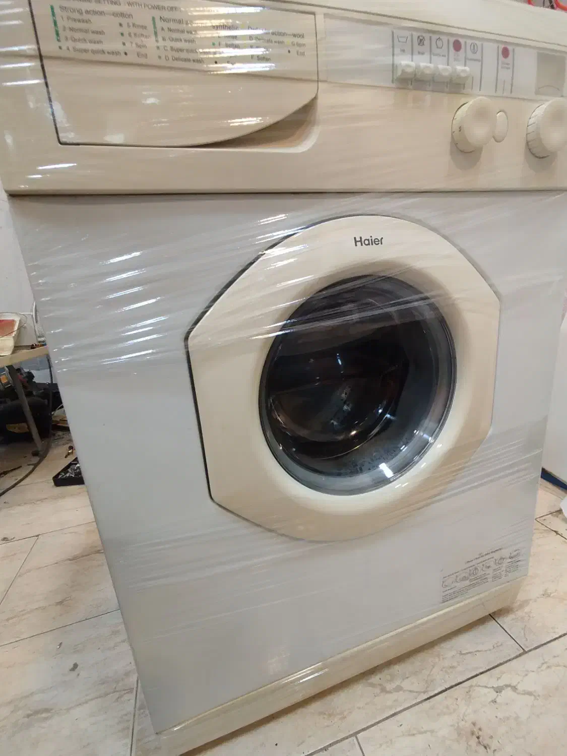 لباسشویی هایر در حد|ماشین لباسشویی و خشککن لباس|رشت, پیله داربن|دیوار