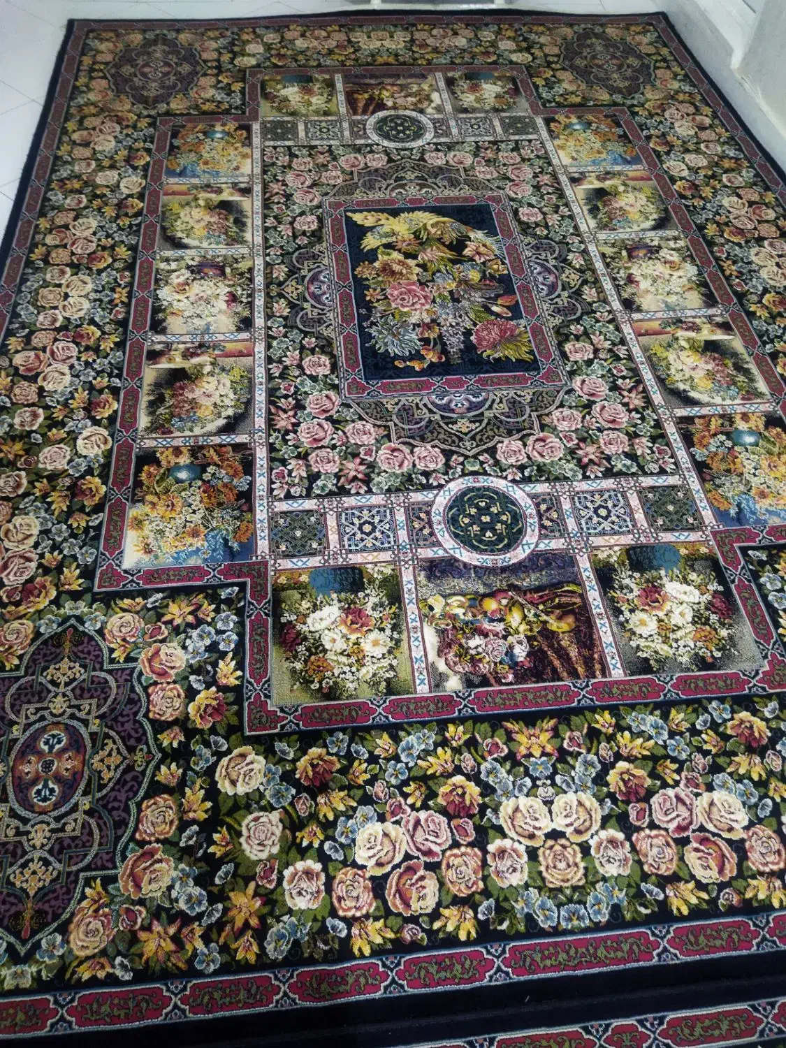 سه تخته فرش|فرش|فردوسیه, |دیوار