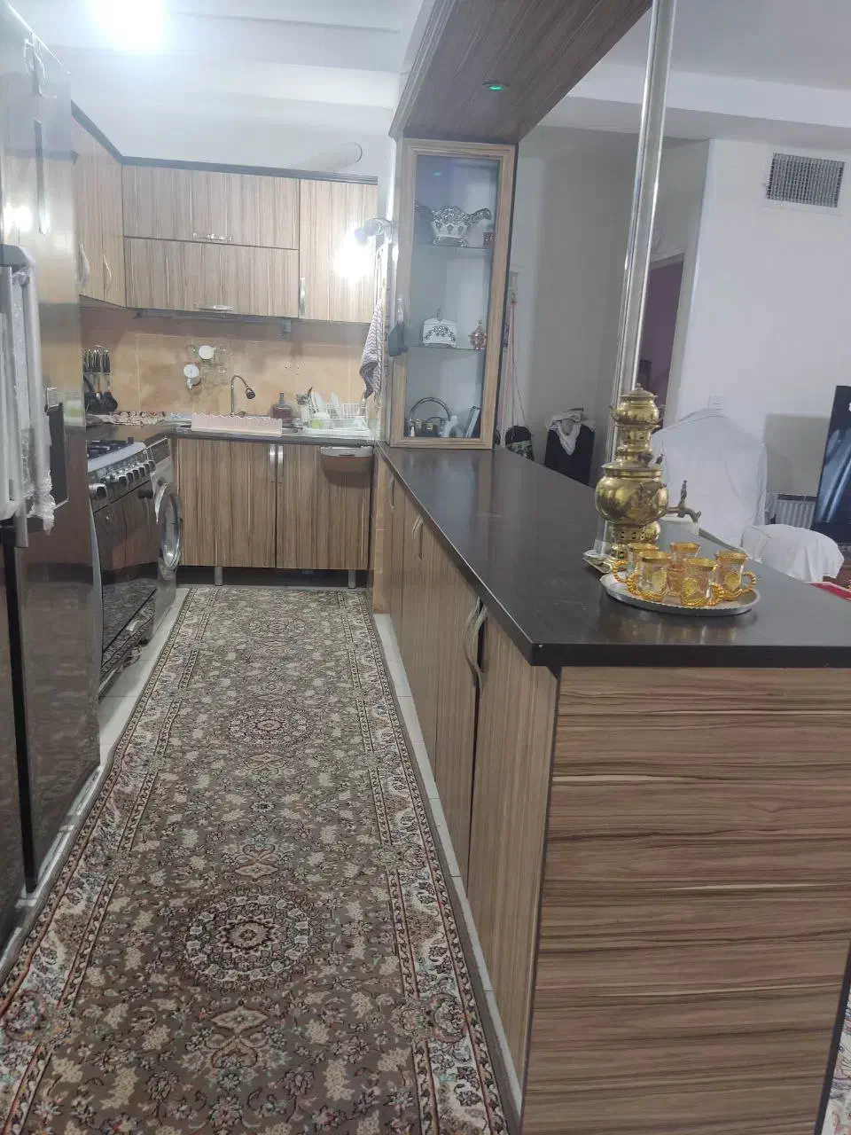 کابینت کارکرده باهود وسینگ|هود|وحیدیه, |دیوار