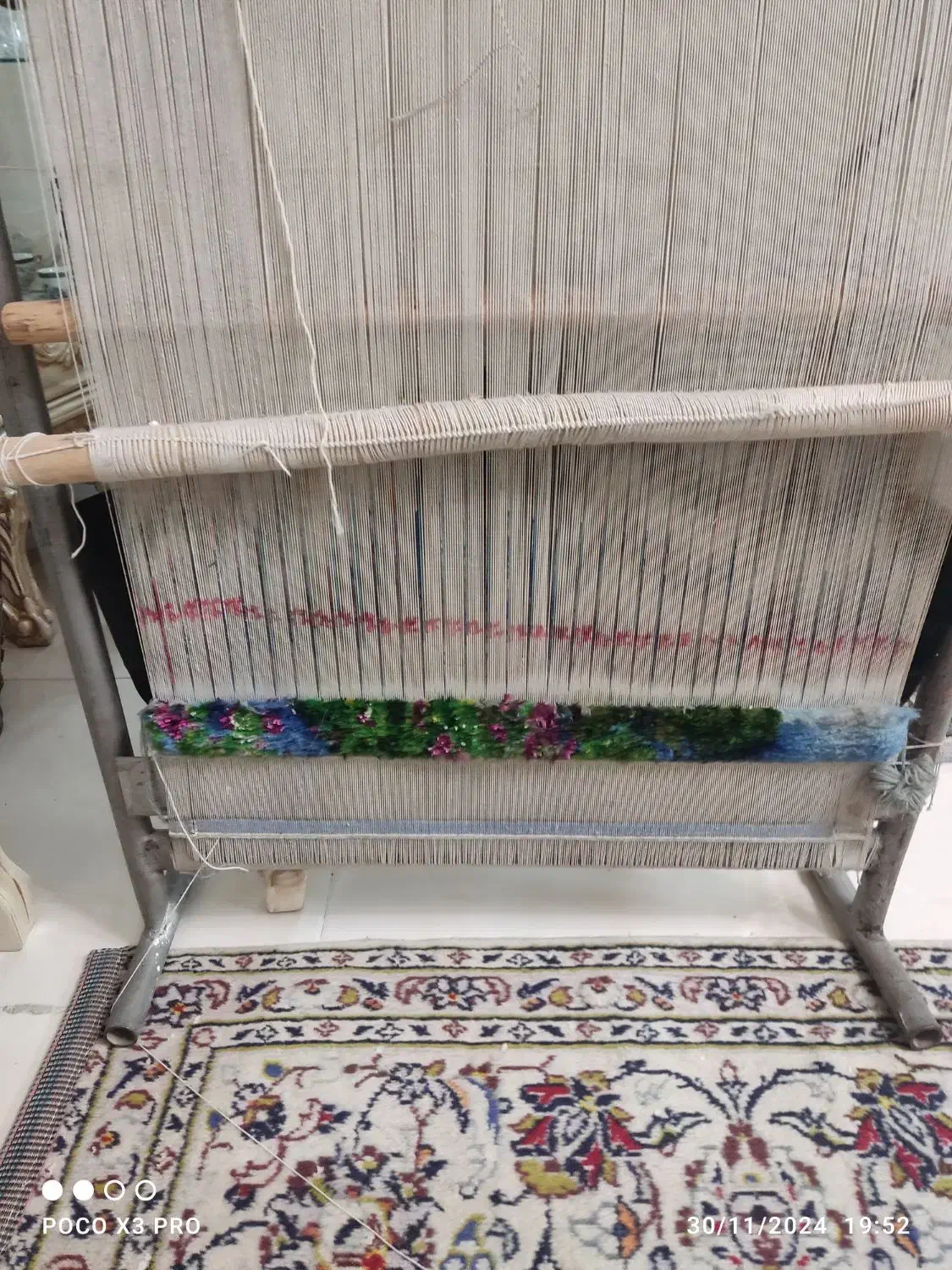 نخ و نقشه و دارقالی|تابلو فرش|ری, دیلمان|دیوار