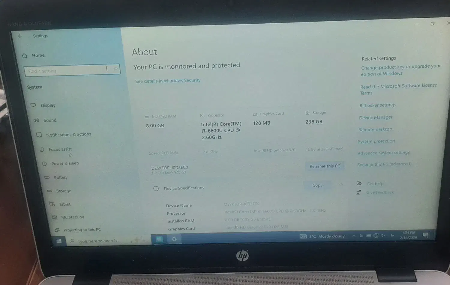 لپتاپ HP|رایانه همراه|زنجان, |دیوار