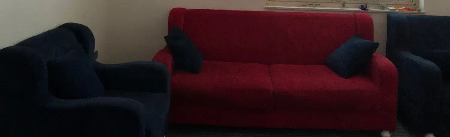 مبل ۵ نفره و میز تلوزیون|مبلمان خانگی و میز عسلی|کیش, |دیوار