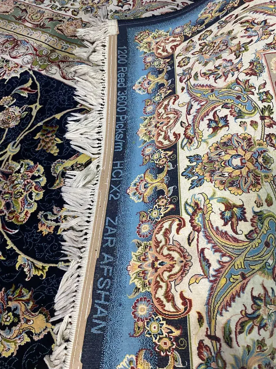 فرش افشار زرینه یک تخته 12 متری شاه عباسی|فرش|سنندج, |دیوار