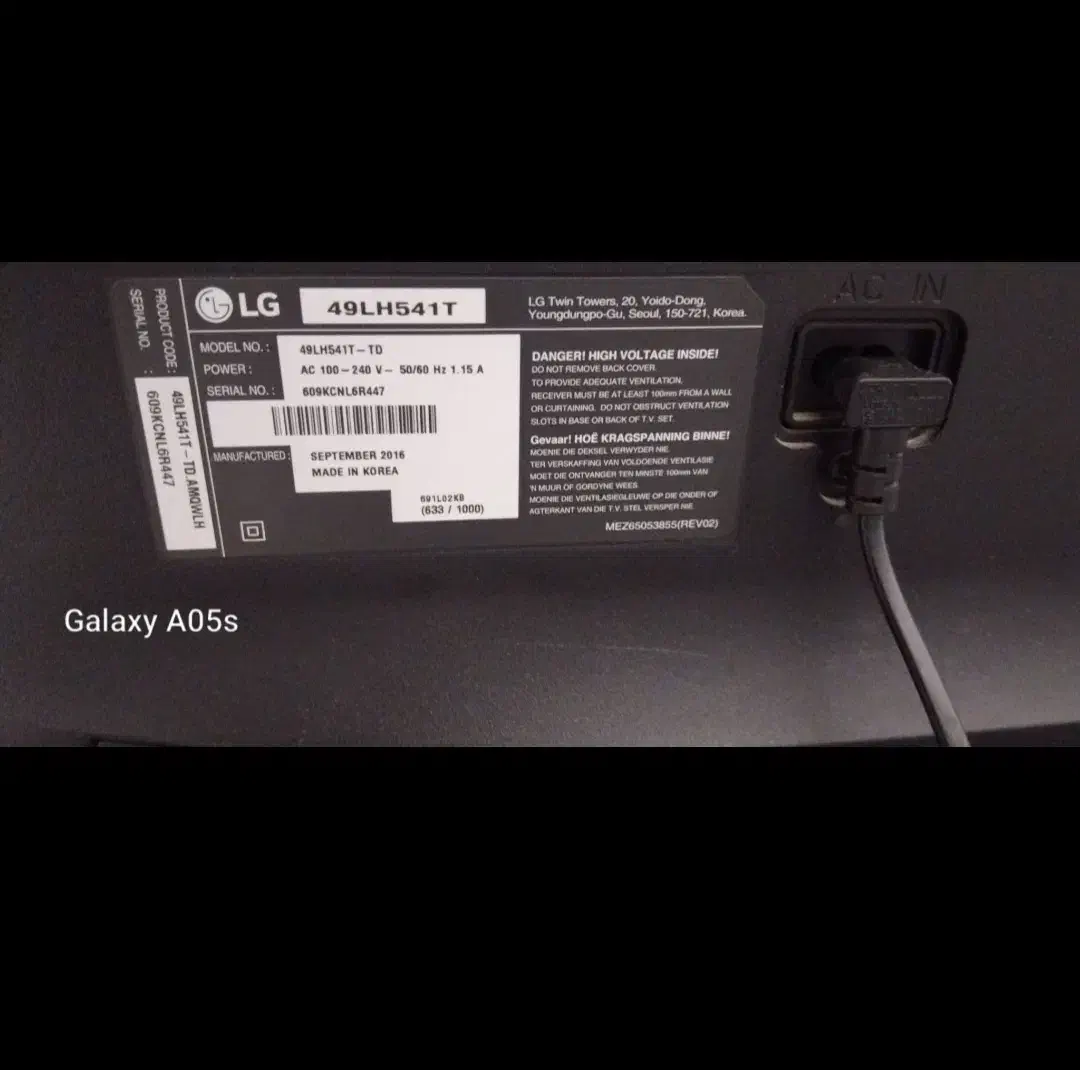 تلوزیون LG اصل کره ای|تلویزیون و پروژکتور|سنندج, |دیوار