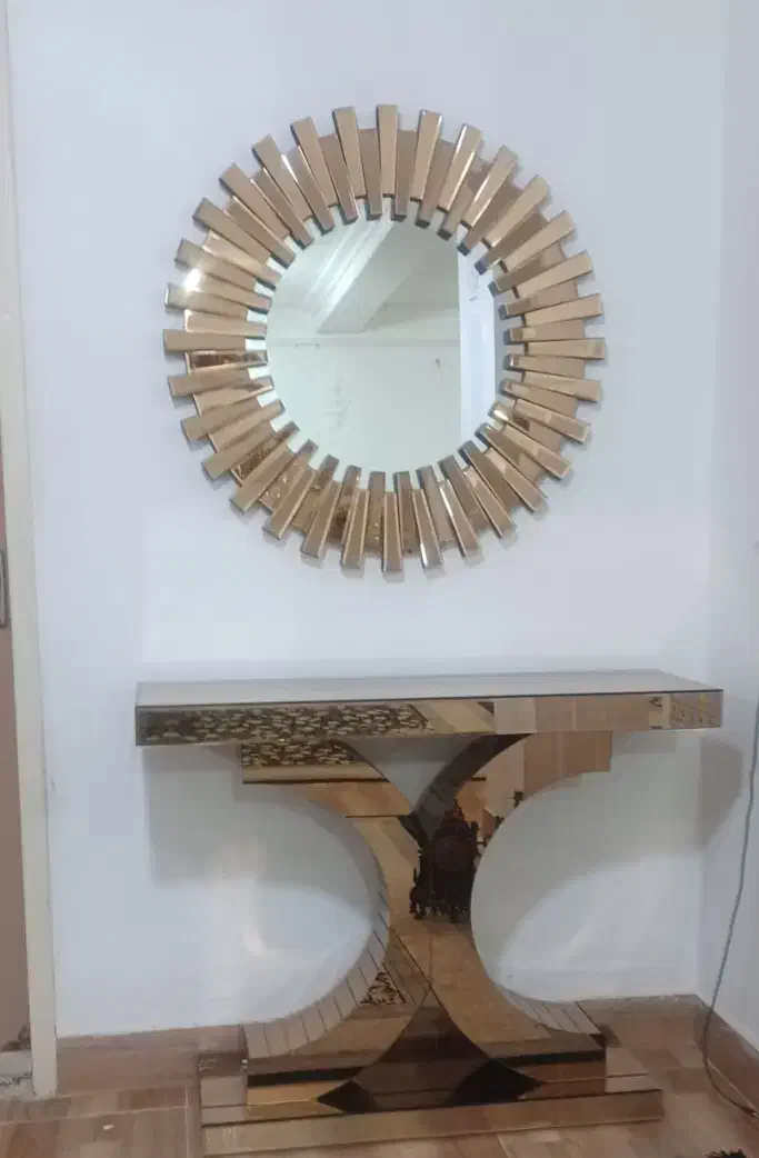 آینه کنسول جدید و زیبا|بوفه، ویترین، کنسول|مسجد سلیمان, |دیوار