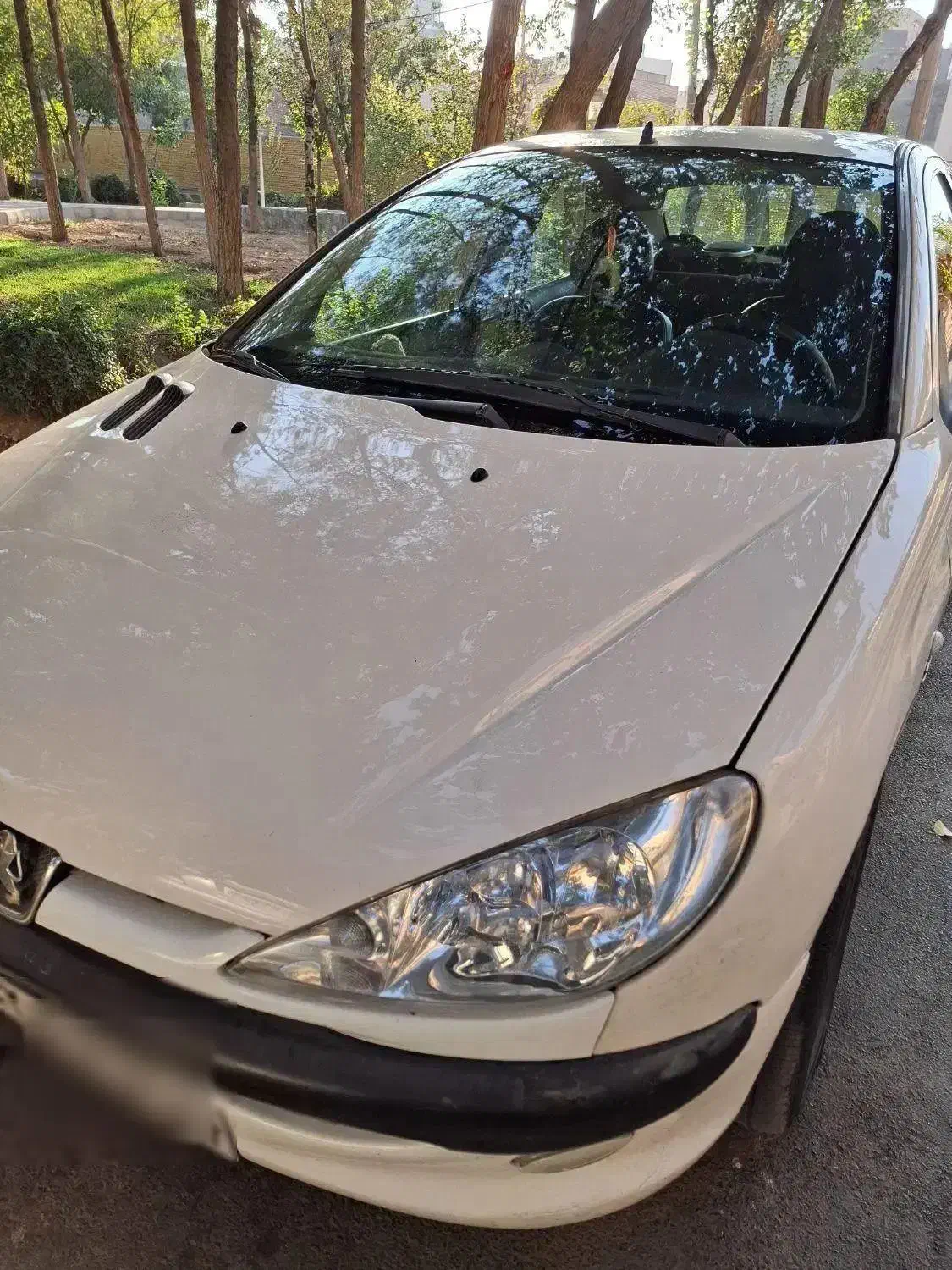 پژو۲۰۶ دوگانه سوز شرکتی بدون رنگ سفید|خودرو سواری و وانت|اصفهان, شاهزید|دیوار