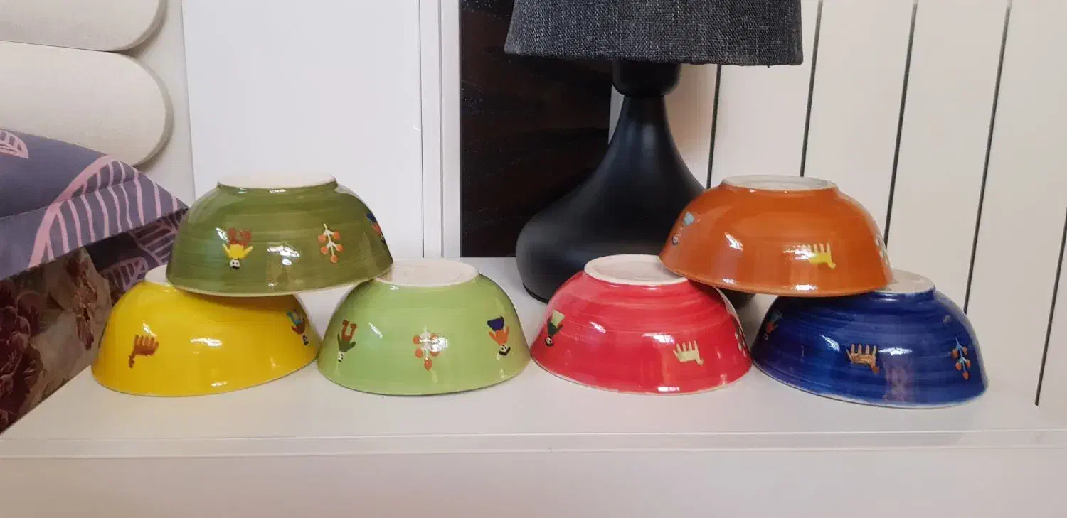 6 عدد کاسه نو نو|ظروف سرو و پذیرایی|بروجرد, |دیوار