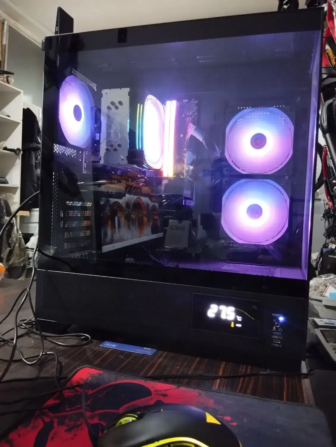 کیس و کامپیوتر گیمینگ کامل|رایانه رومیزی|قم, چهل درخت‎|دیوار