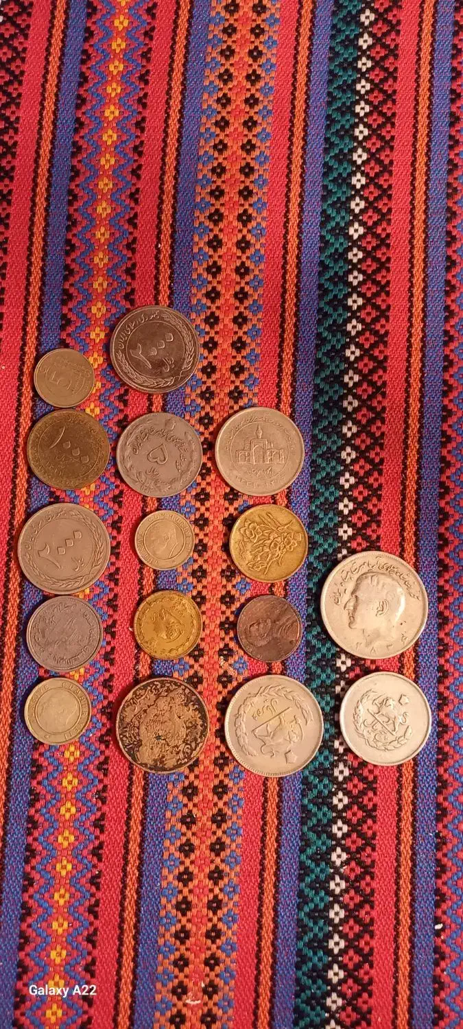 سکه قدیمی کاست نوار اسکناس|کلکسیون سکه، تمبر، اسکناس|ری, سرتخت|دیوار