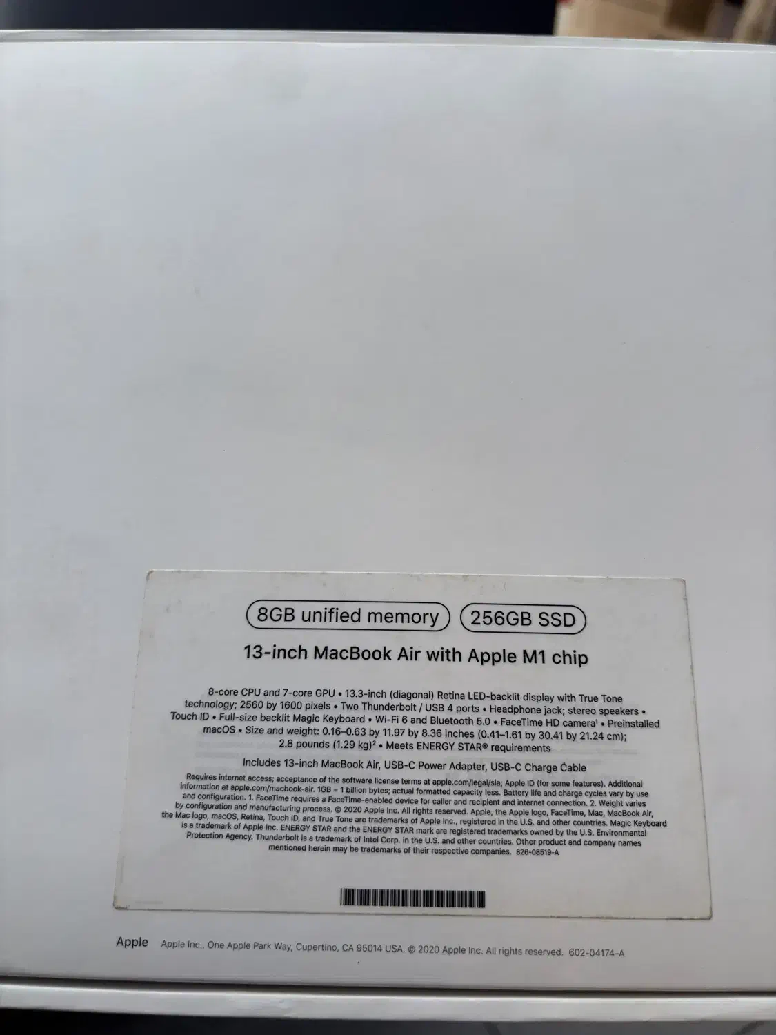 مکبود  macbookAir 13inch   2020 M1 Ch 256|رایانه همراه|اهواز, کیانپارس |دیوار