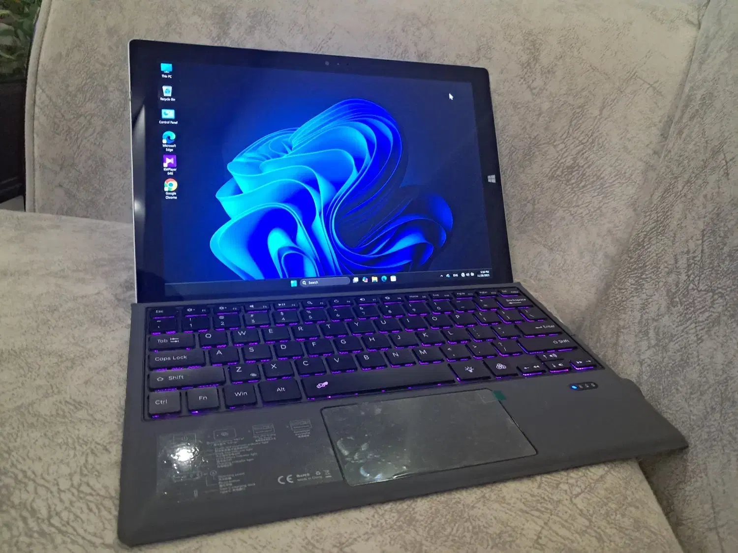 سرفیس pro 3 درحد اکبند خونگی لوازم کامل|رایانه همراه|تهران, شهرک دریا|دیوار