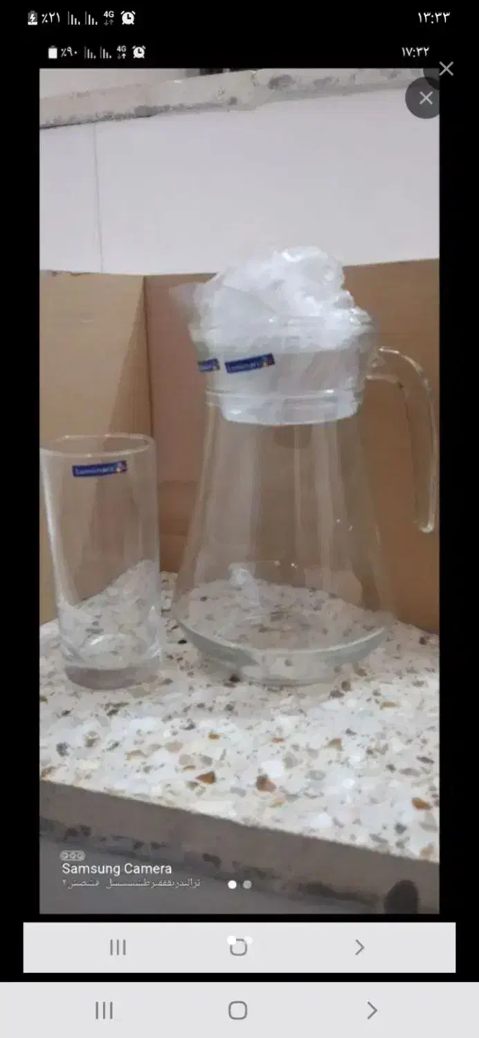 پارچ لیوان لومینارک|ظروف سرو و پذیرایی|جرقویه, |دیوار