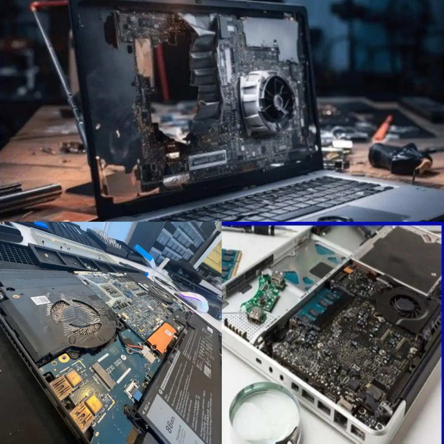 تعمیرات سخت افزاری و نرم افزاری لپتاپ|خدمات رایانه‌ای و موبایل|همدان, |دیوار