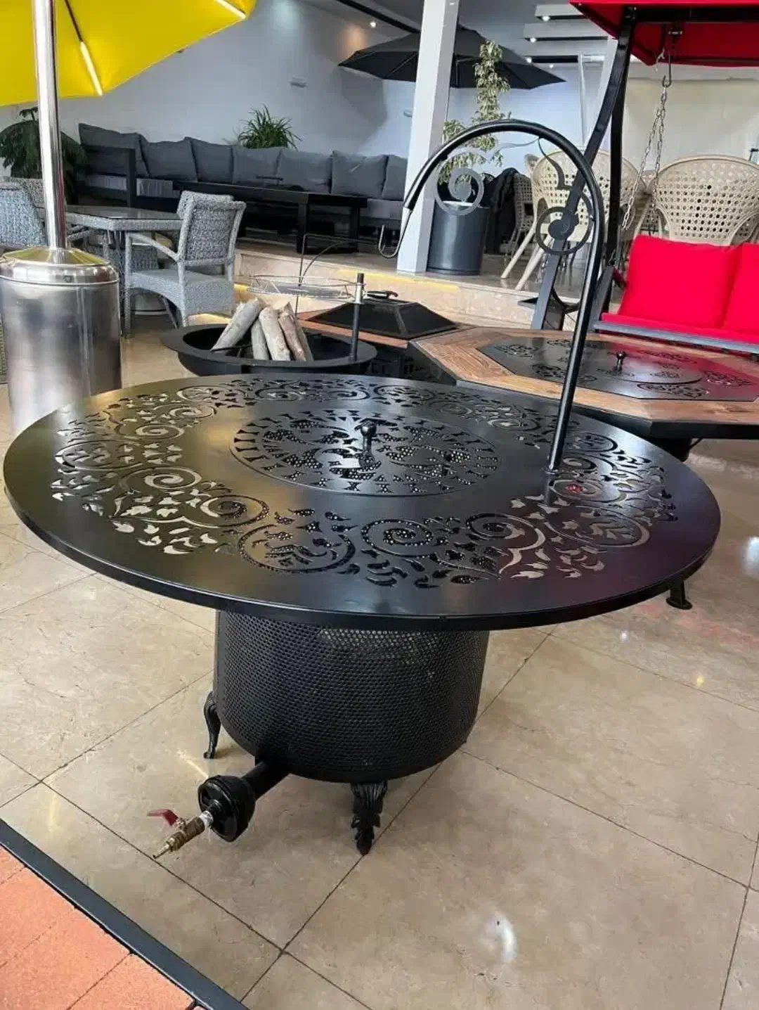 مبلل ویلا چوبی صندلی ارس نیمکت روف اتشدان مربع|صندلی و نیمکت|کرج, شاهین‌ویلا|دیوار