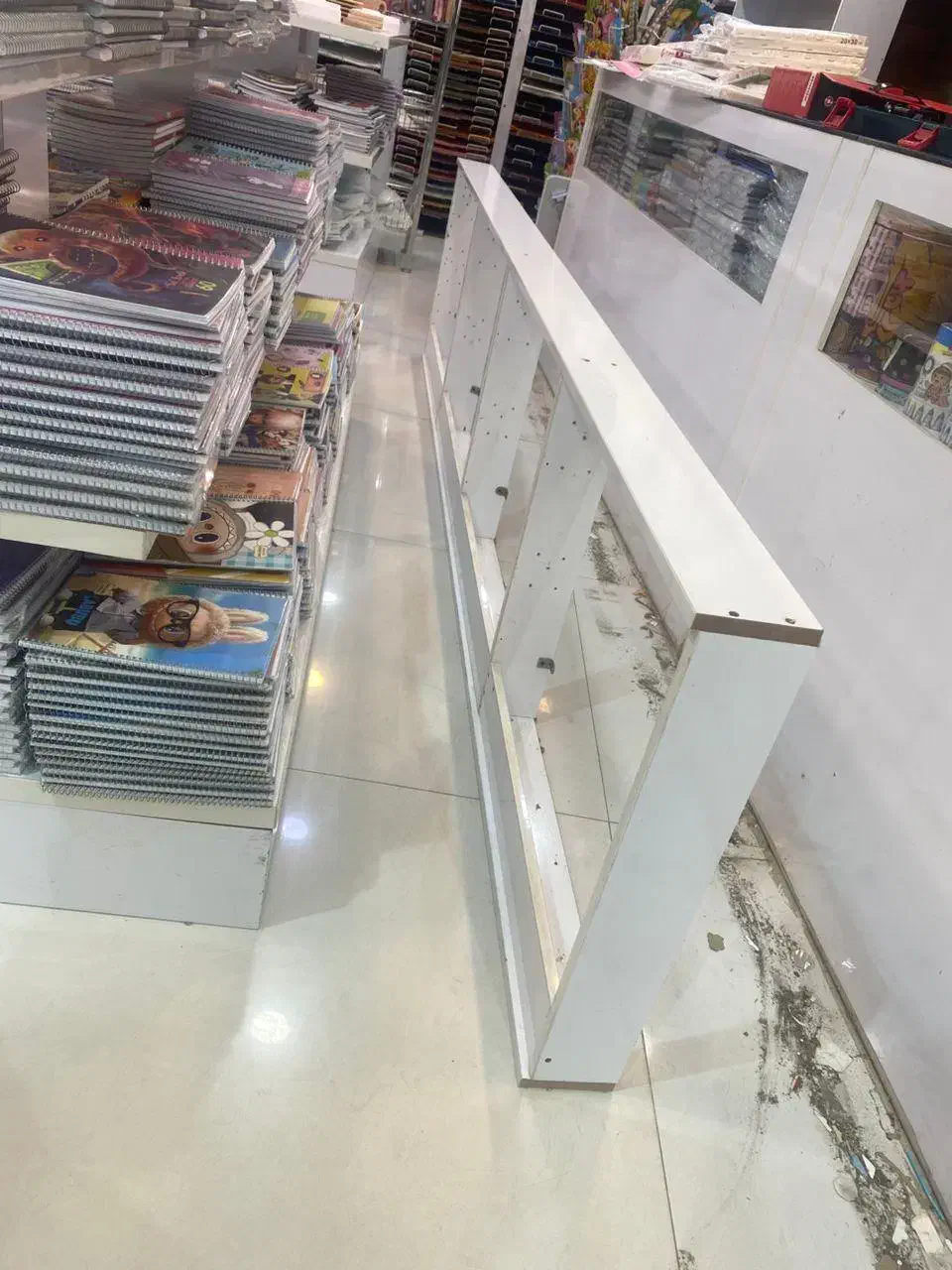 قفسه عمض 10 سانت طول 2 متر ...2 عدد|کتابخانه، شلف، قفسههای دیواری|گنبد کاووس, |دیوار