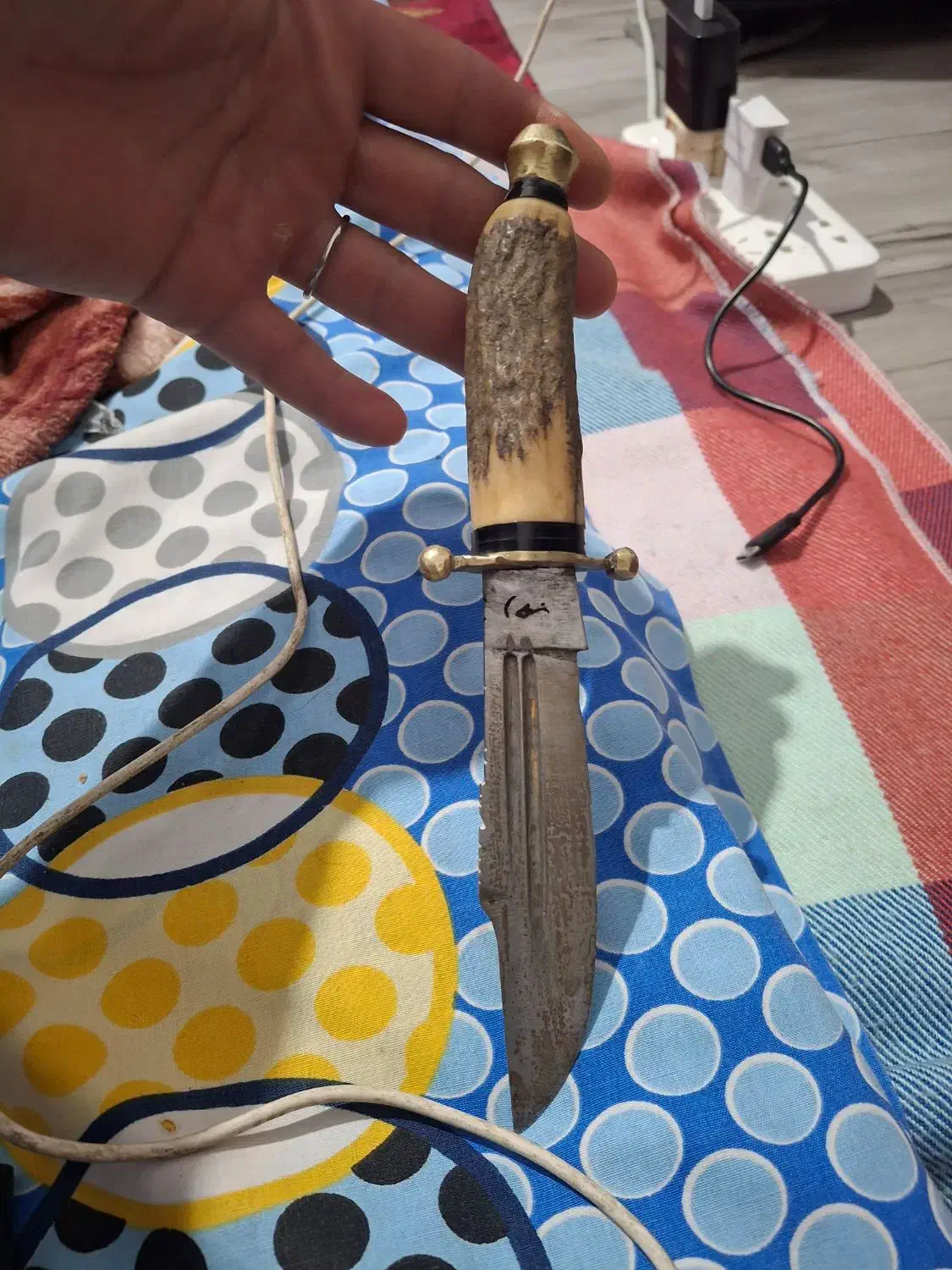 چاقوی شکاری،|کلکسیون اشیاء عتیقه|تالش, هشتپر|دیوار