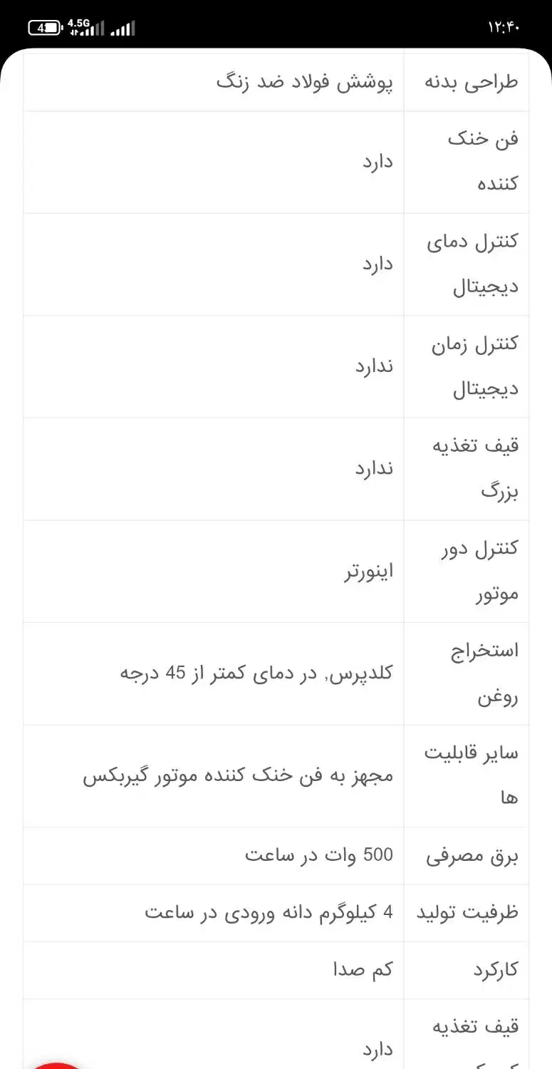 فروش دستگاه روغن‌گیری بکردانه مدل BD32 در حد نو|سایر لوازم برقی|اصفهان, شهرک امام زمان|دیوار