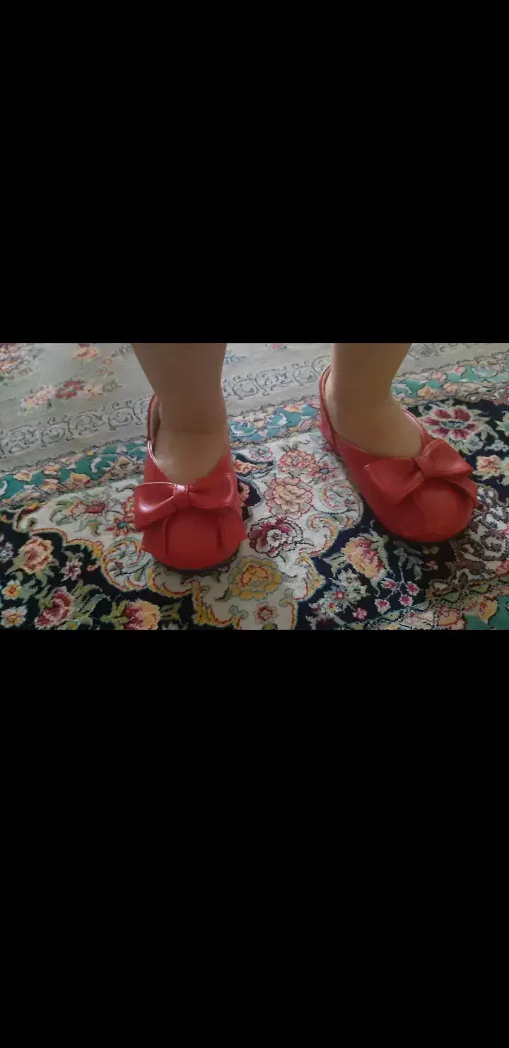 کفش و پیراهن دخترانه قرمز|کفش و لباس بچه|بروجرد, |دیوار