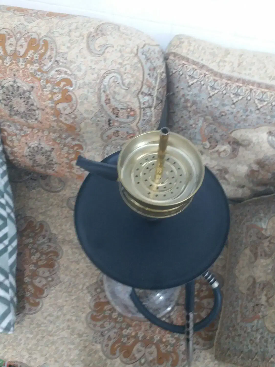 قلیون عربی برنجی|صنایع دستی و سایر لوازم تزئینی|تاکستان, |دیوار