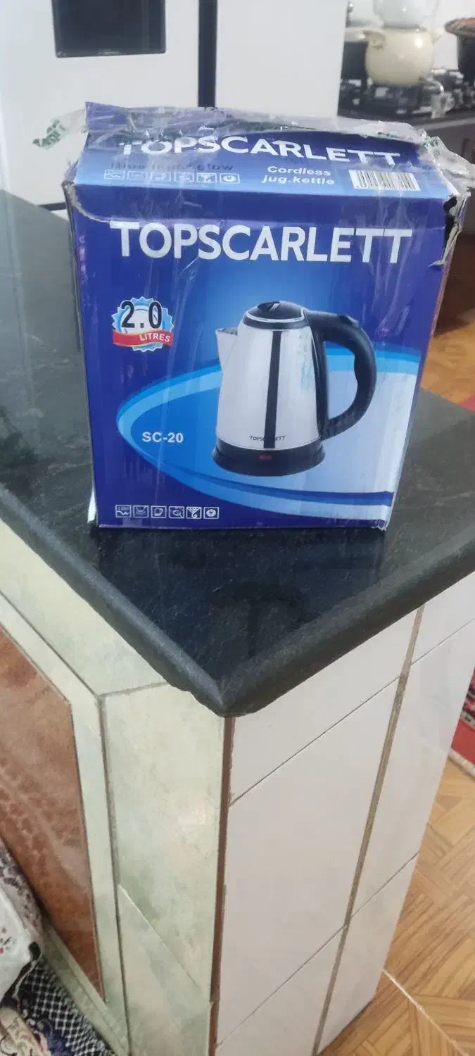 فروش کتری برقی نونو داخل کارتنه|سماور، چایساز، قهوهساز|خرمآباد, |دیوار