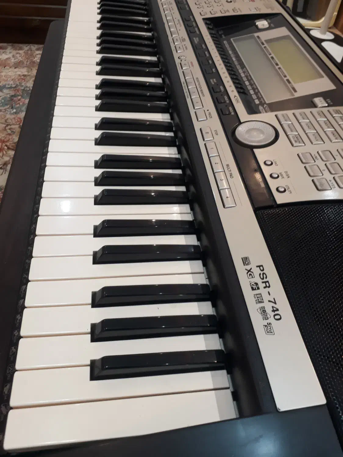 فروش فوری کیبورد یاماها ۷۴۰|پیانو، کیبورد، آکاردئون|بندر انزلی, کوی واحدی|دیوار