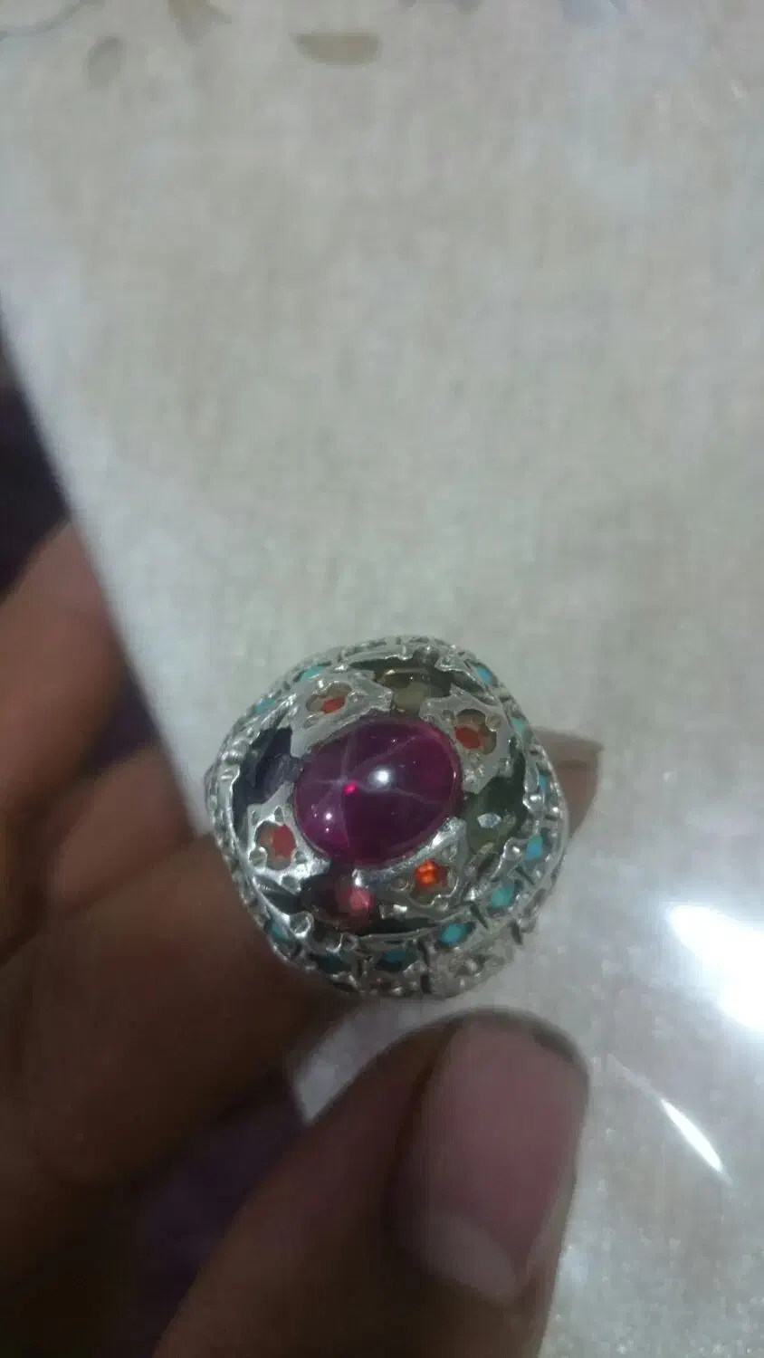 انگشتر یاقوت|جواهرات|اقبالیه, |دیوار