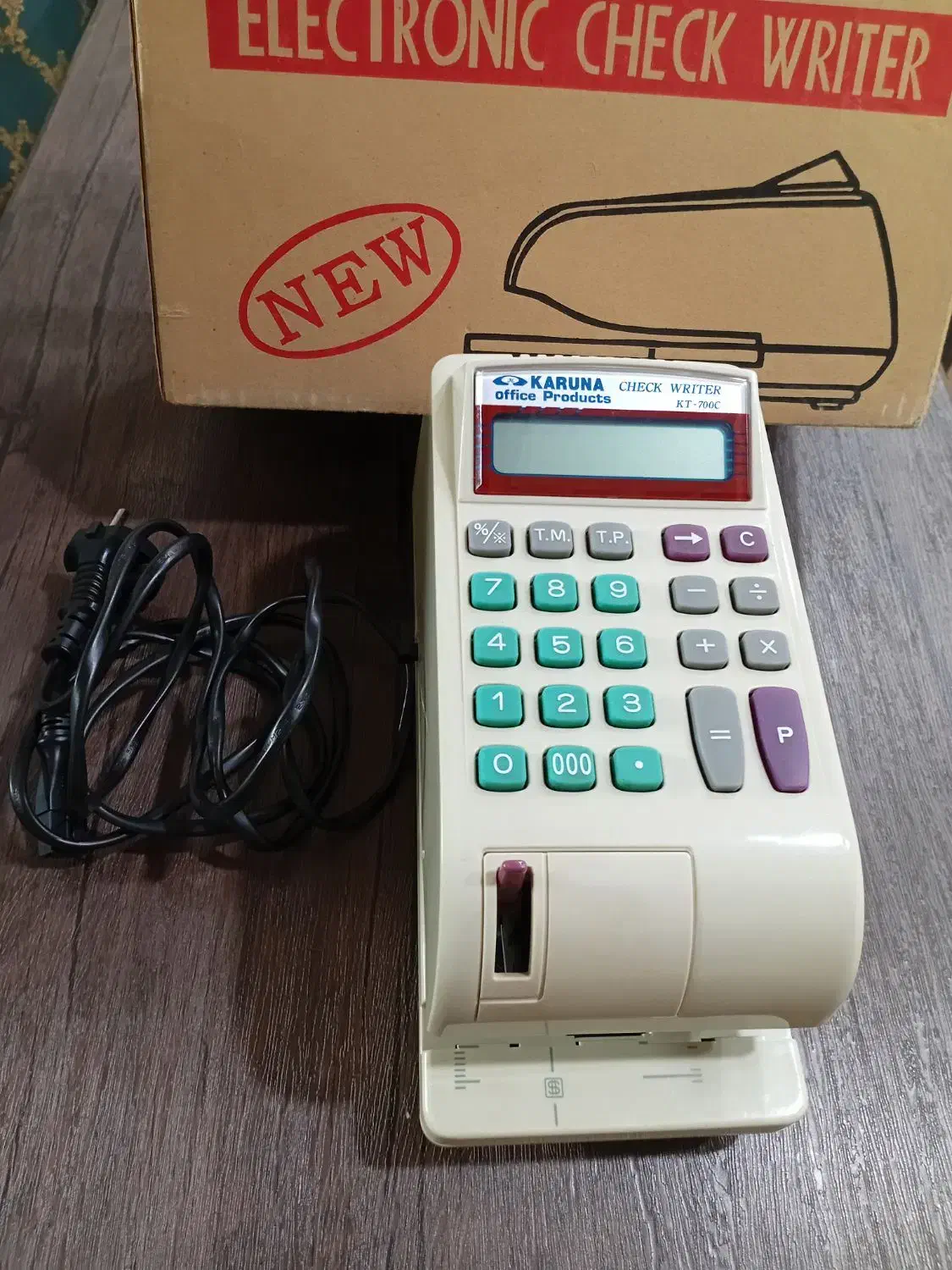 چاپگر  چک  KARUNA. 700|پرینتر، اسکنر، کپی، فکس|مشهد, حسابی جنوبی (شهرک غرب)|دیوار