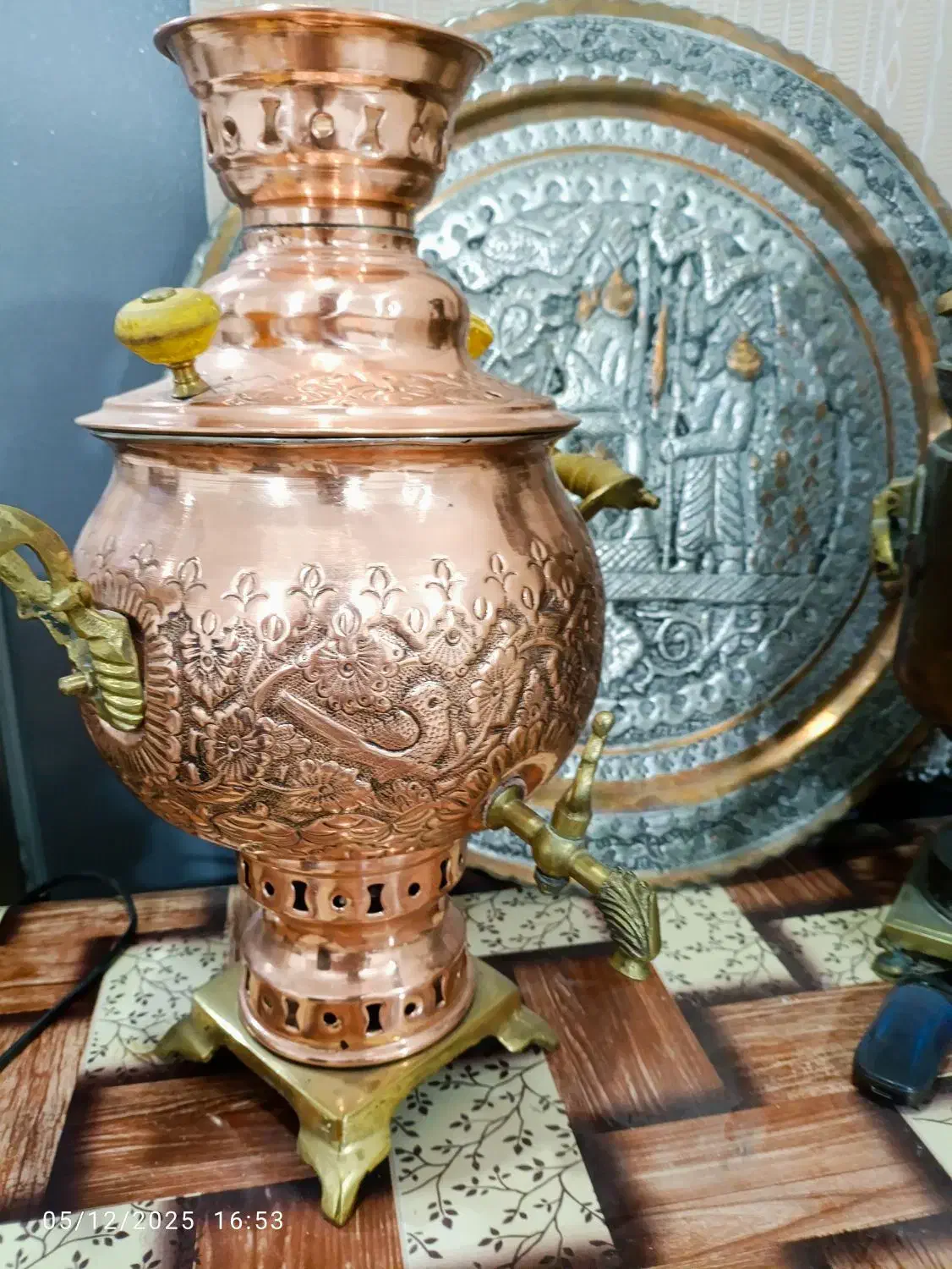 دوعددسماور.مخصوص(میزیلدا)|کلکسیون اشیاء عتیقه|یزد, |دیوار