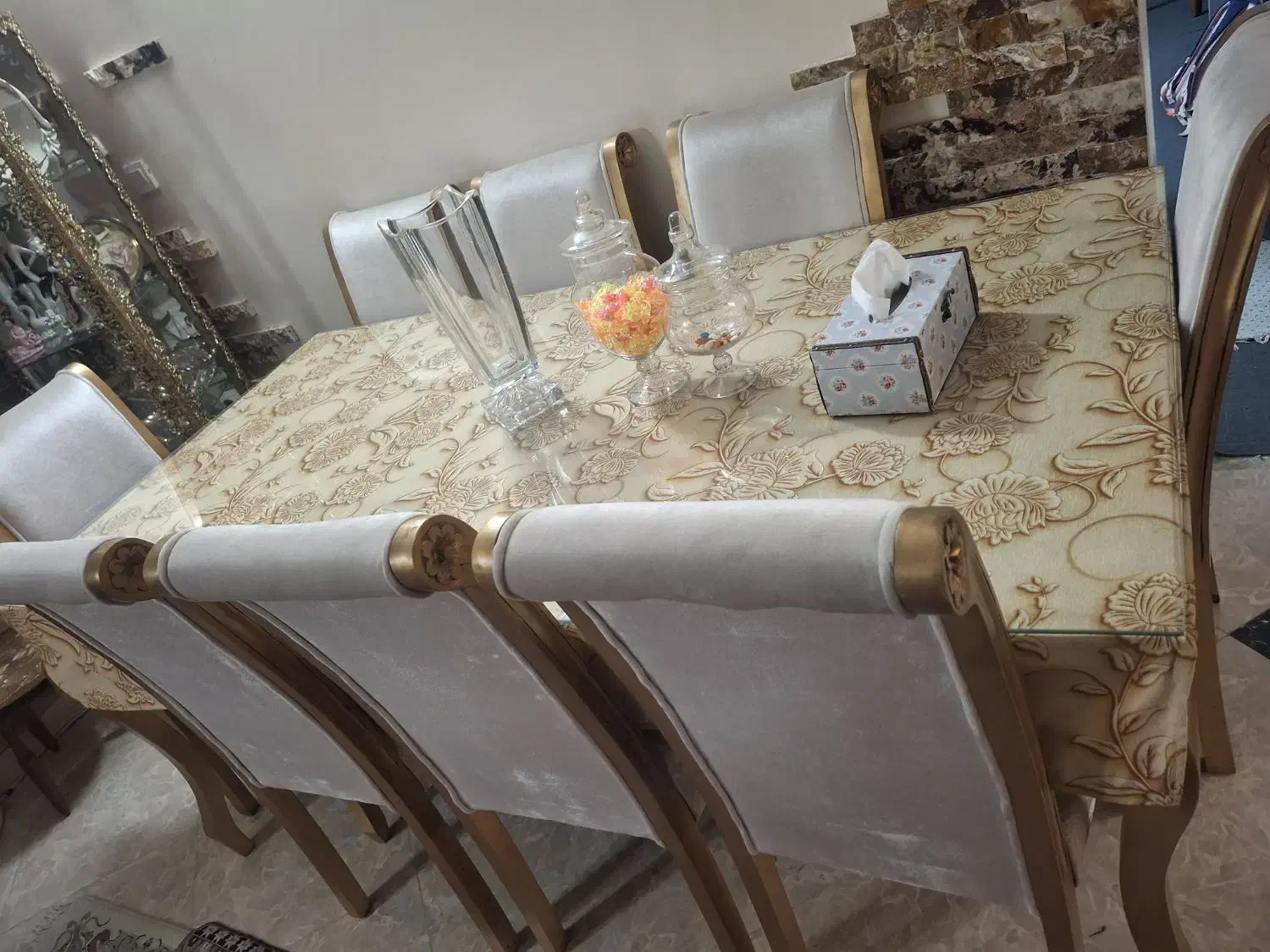 میزناهارخوری کاملا سالم|میز و صندلی غذاخوری|گرمدره, |دیوار