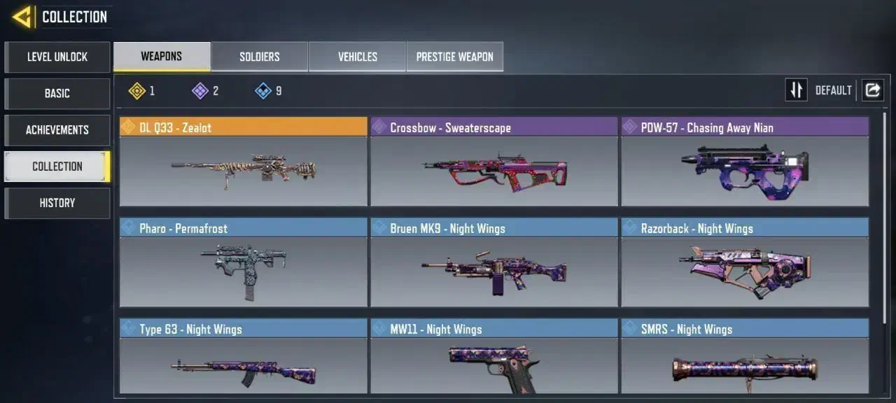 اکانت کالاف زیلات دار|کنسول، بازی ویدئویی و آنلاین|شیراز, ارم|دیوار