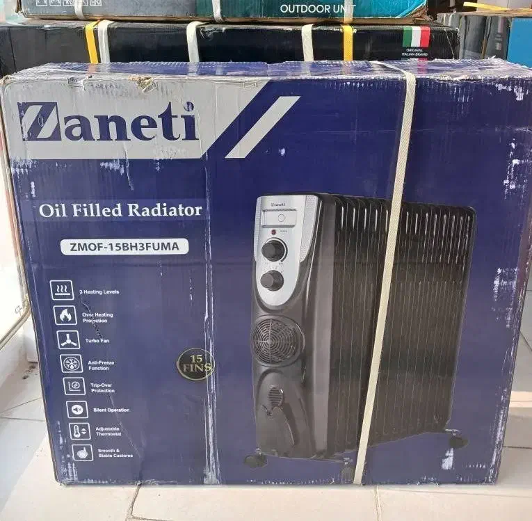 شوفاژ برقی 15پره زانتی رادیاتور روغنی/بخاری برقیA+|آبگرمکن، پکیج، شوفاژ|تهران, امین حضور|دیوار