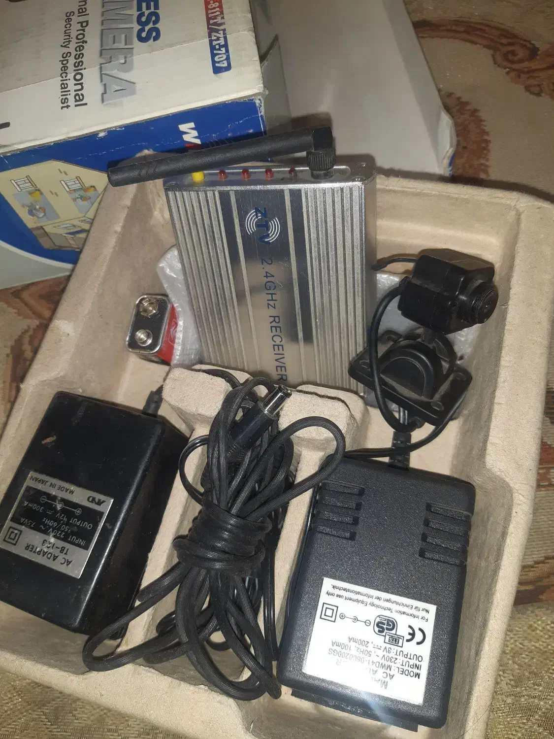 دوربین انالوگ بیسیم ژاپنی|دوربین مداربسته|اصفهان, کارلادان|دیوار